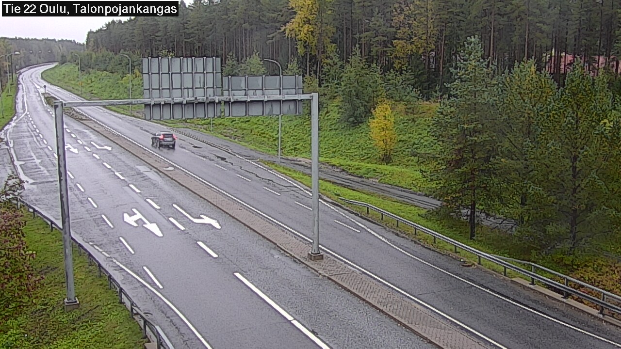 Weather Camera Image Road 22 Oulu Heikkilänkangas, Oulu, Pohjois-Pohjanmaa