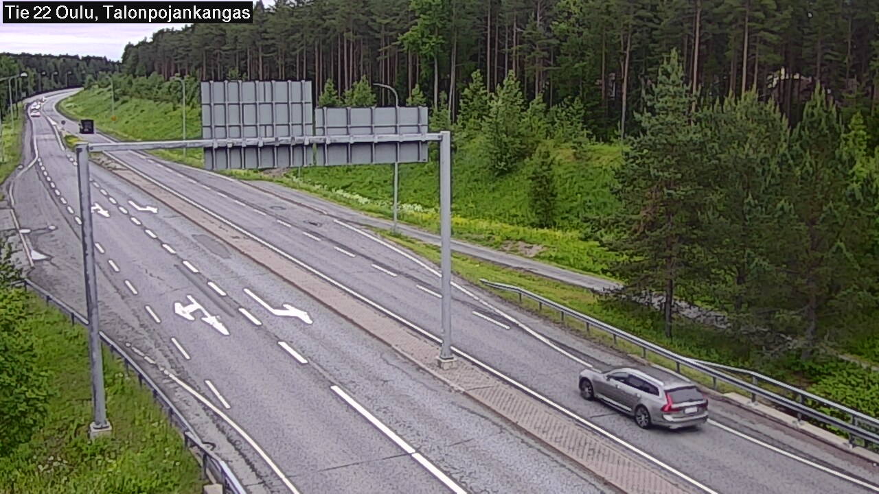 Weather Camera Image Väg 22 Oulu Heikkilänkangas, Oulu, Pohjois-Pohjanmaa