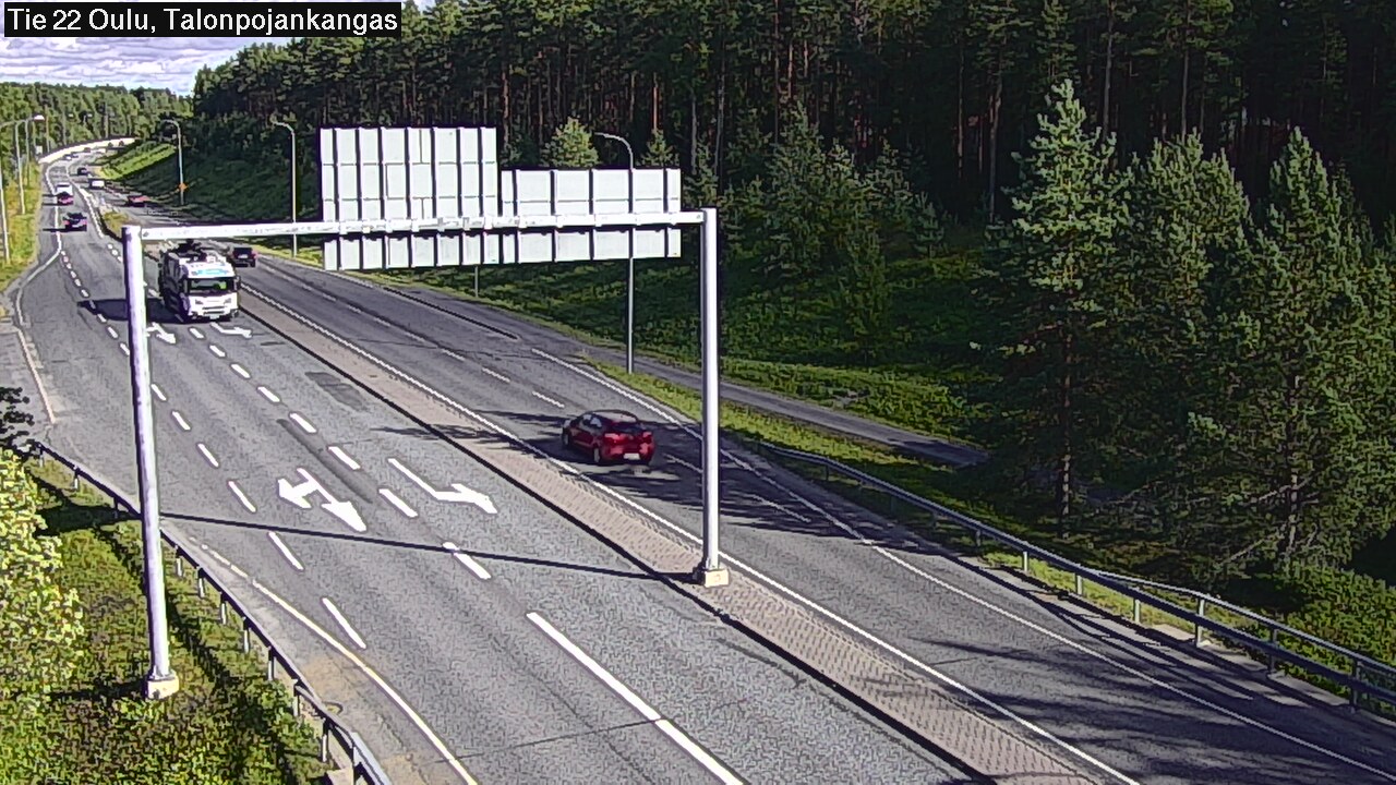 Weather Camera Image Road 22 Oulu Heikkilänkangas, Oulu, Pohjois-Pohjanmaa