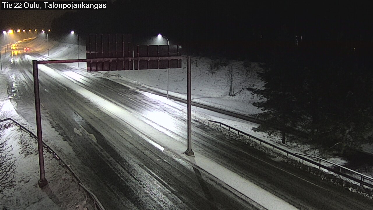 Weather Camera Image Väg 22 Oulu Heikkilänkangas, Oulu, Pohjois-Pohjanmaa