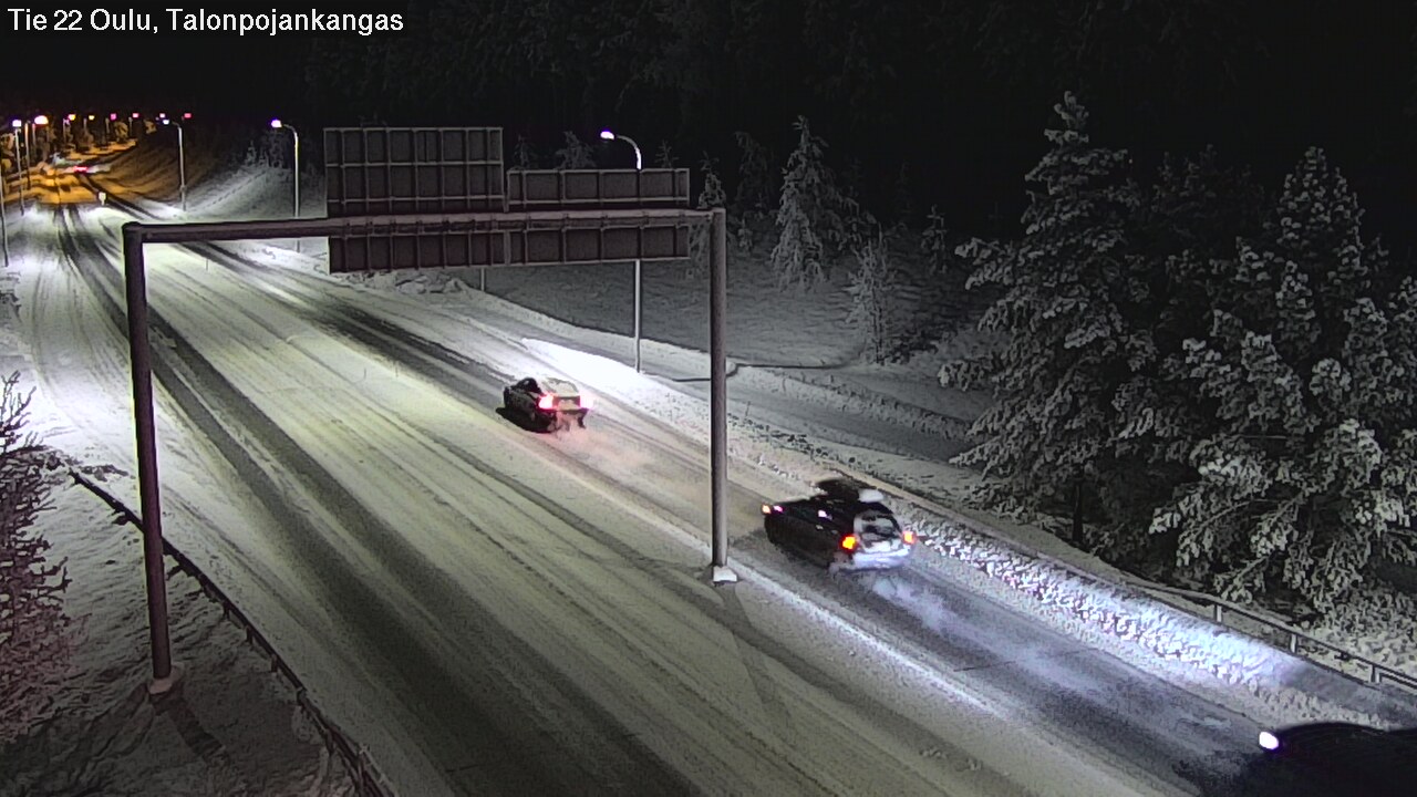 Weather Camera Image Väg 22 Oulu Heikkilänkangas, Oulu, Pohjois-Pohjanmaa