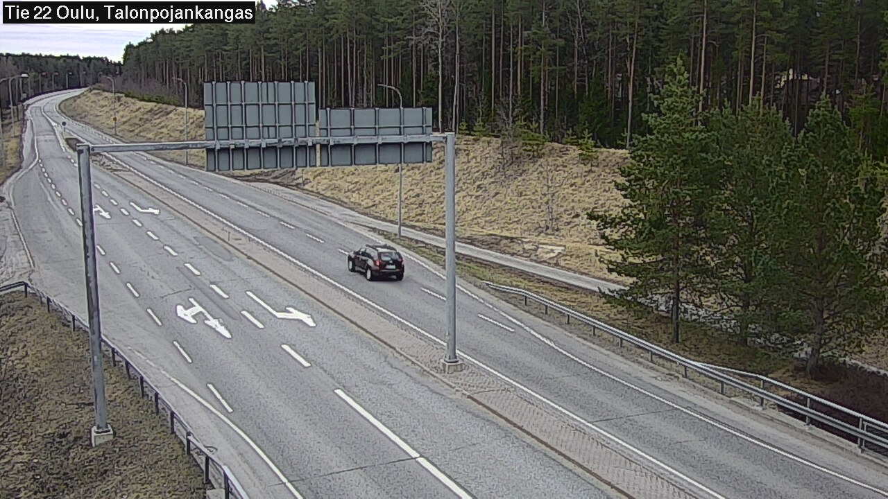 Weather Camera Image Väg 22 Oulu Heikkilänkangas, Oulu, Pohjois-Pohjanmaa