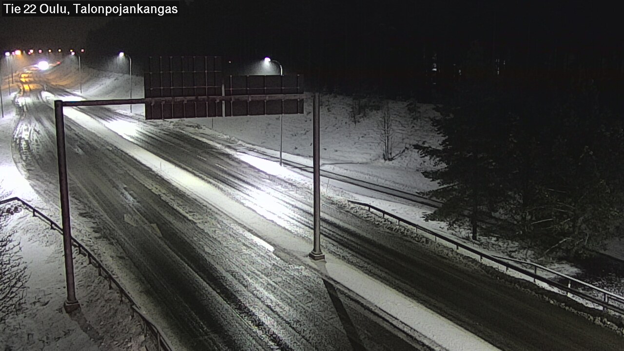 Weather Camera Image Väg 22 Oulu Heikkilänkangas, Oulu, Pohjois-Pohjanmaa