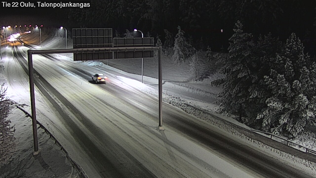 Weather Camera Image Väg 22 Oulu Heikkilänkangas, Oulu, Pohjois-Pohjanmaa
