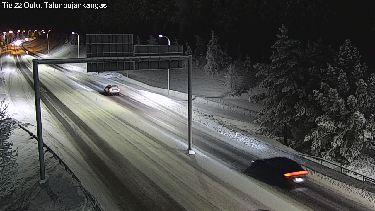 Weather Camera Image Väg 22 Oulu Heikkilänkangas, Oulu, Pohjois-Pohjanmaa