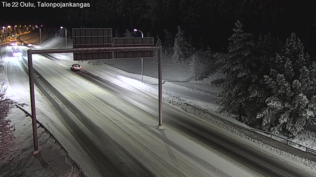 Weather Camera Image Väg 22 Oulu Heikkilänkangas, Oulu, Pohjois-Pohjanmaa
