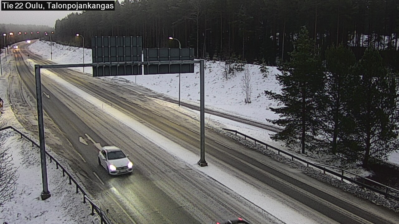 Weather Camera Image Road 22 Oulu Heikkilänkangas, Oulu, Pohjois-Pohjanmaa