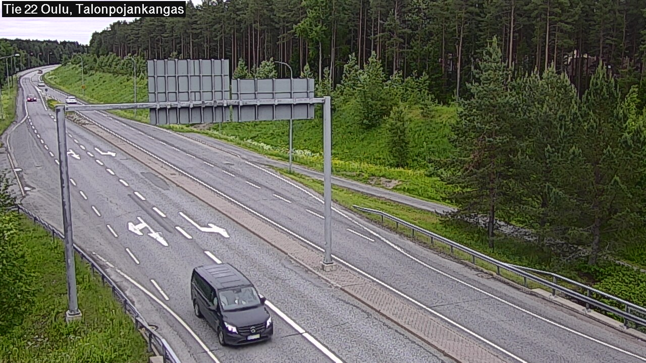 Weather Camera Image Road 22 Oulu Heikkilänkangas, Oulu, Pohjois-Pohjanmaa