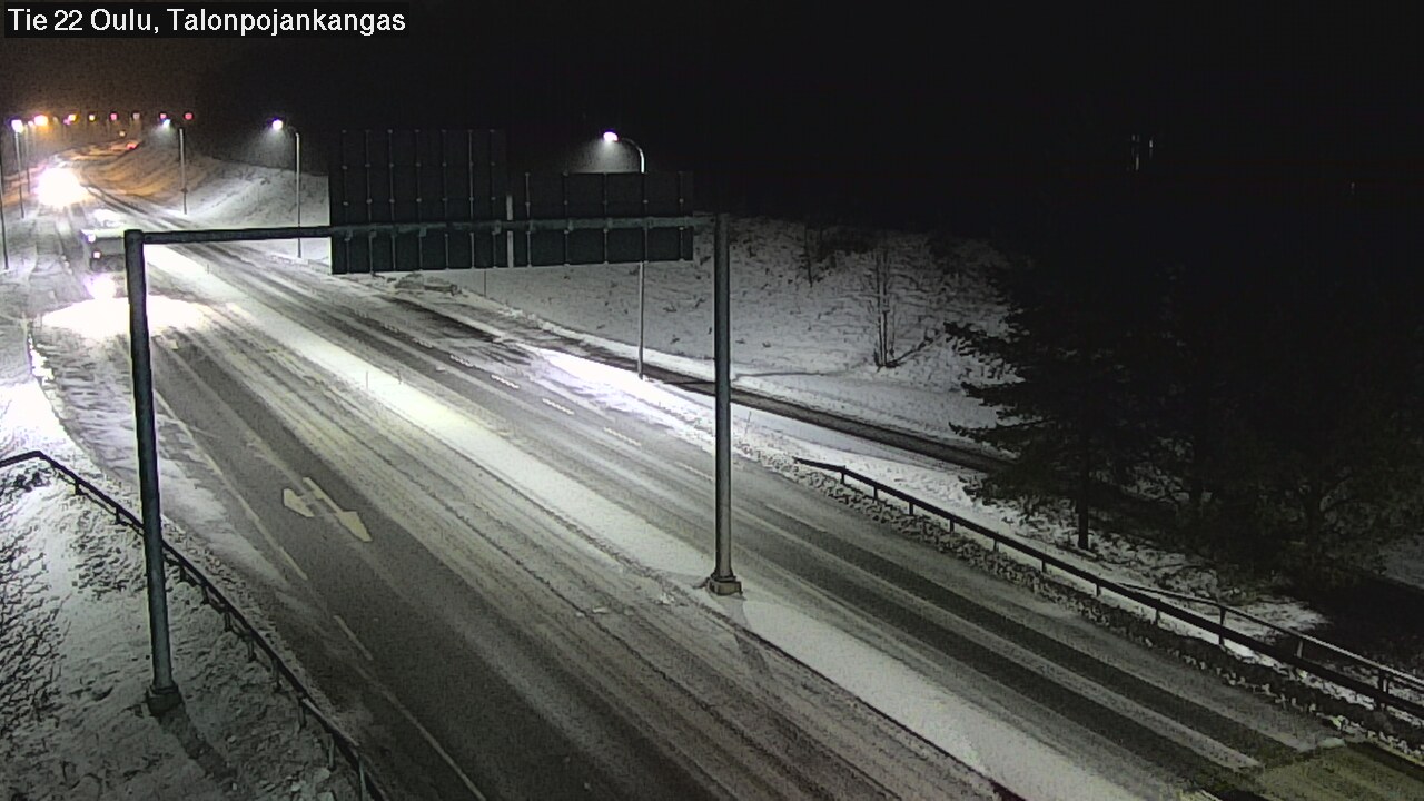 Weather Camera Image Road 22 Oulu Heikkilänkangas, Oulu, Pohjois-Pohjanmaa