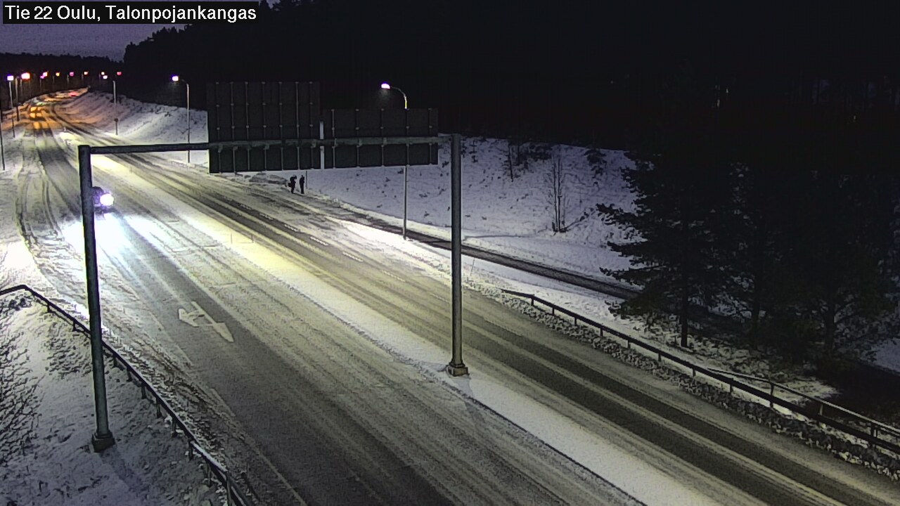 Weather Camera Image Road 22 Oulu Heikkilänkangas, Oulu, Pohjois-Pohjanmaa