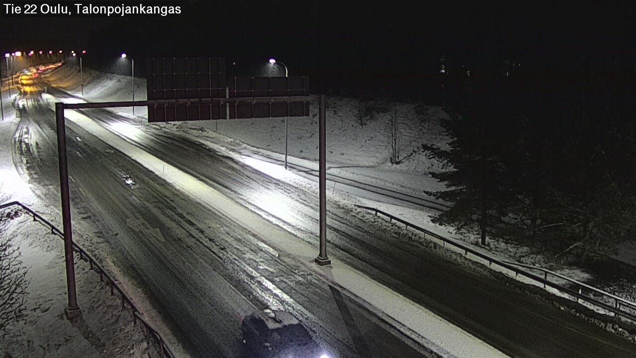 Weather Camera Image Väg 22 Oulu Heikkilänkangas, Oulu, Pohjois-Pohjanmaa