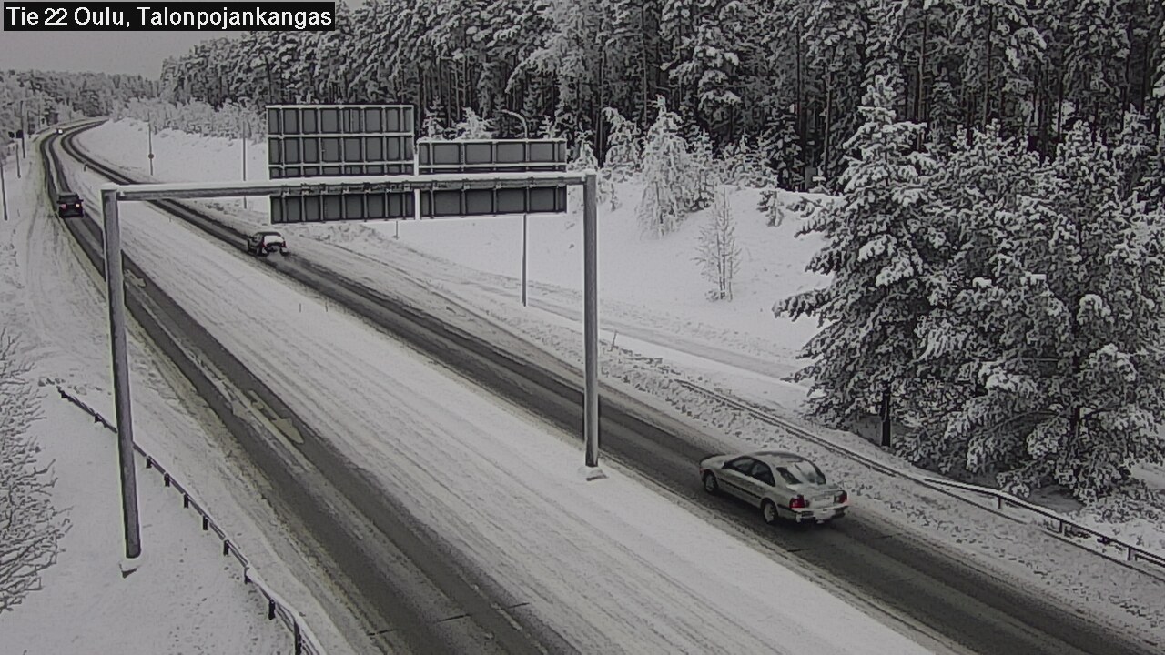 Weather Camera Image Väg 22 Oulu Heikkilänkangas, Oulu, Pohjois-Pohjanmaa