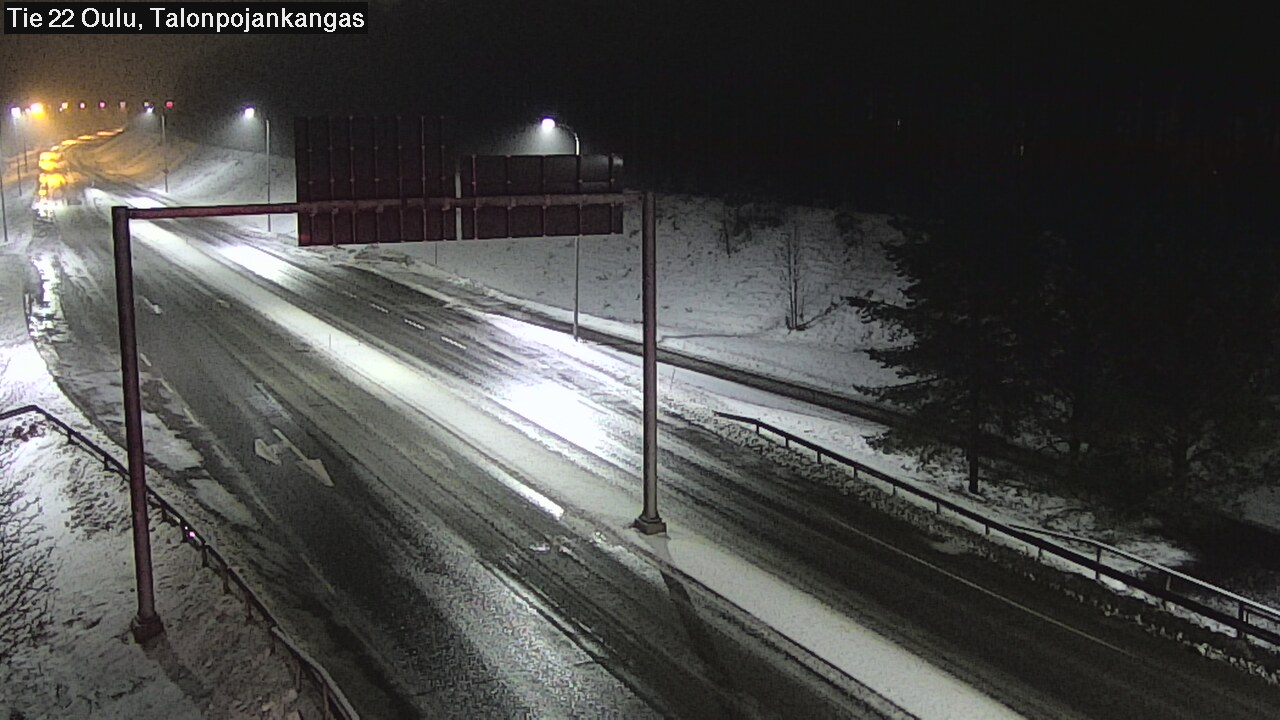 Weather Camera Image Väg 22 Oulu Heikkilänkangas, Oulu, Pohjois-Pohjanmaa