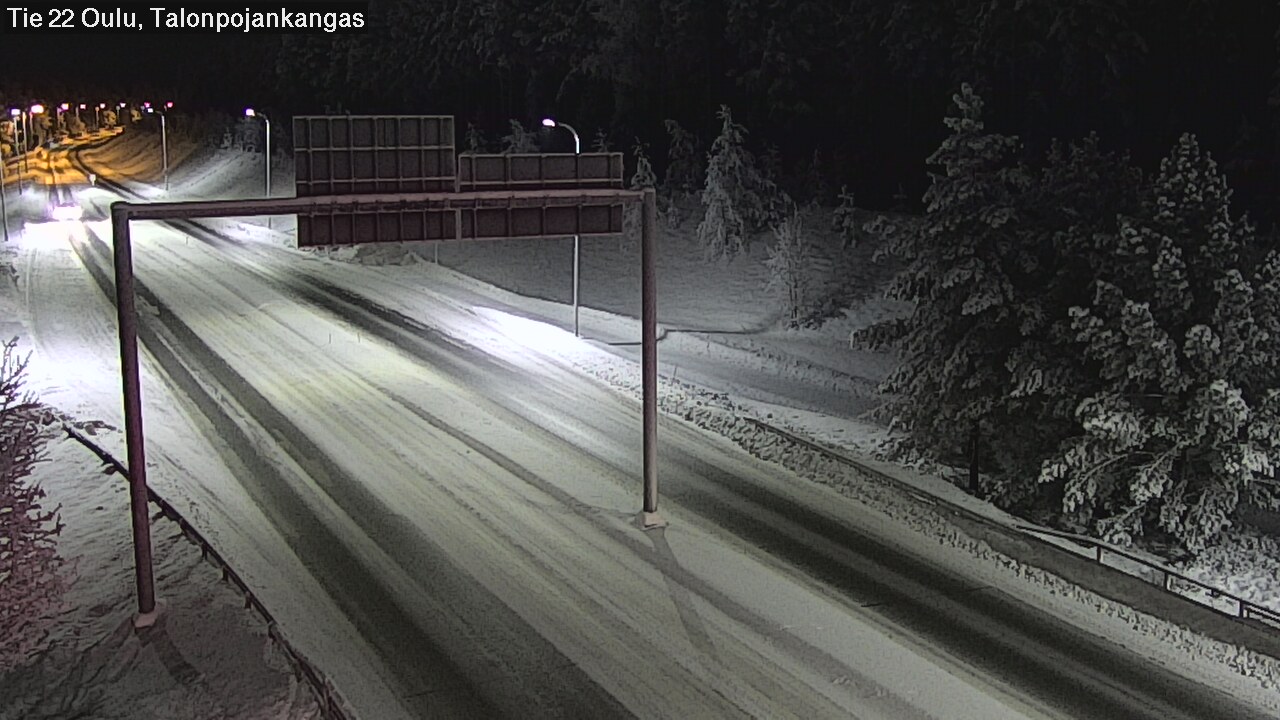 Weather Camera Image Väg 22 Oulu Heikkilänkangas, Oulu, Pohjois-Pohjanmaa