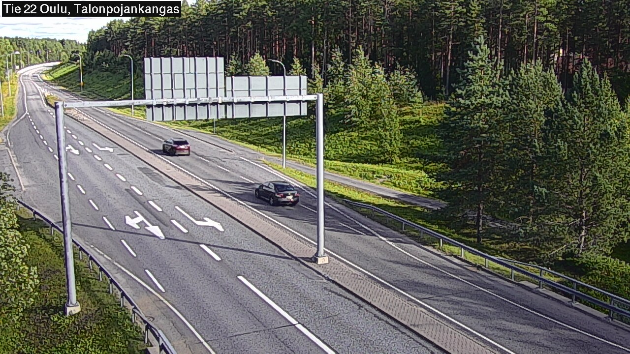 Weather Camera Image Road 22 Oulu Heikkilänkangas, Oulu, Pohjois-Pohjanmaa
