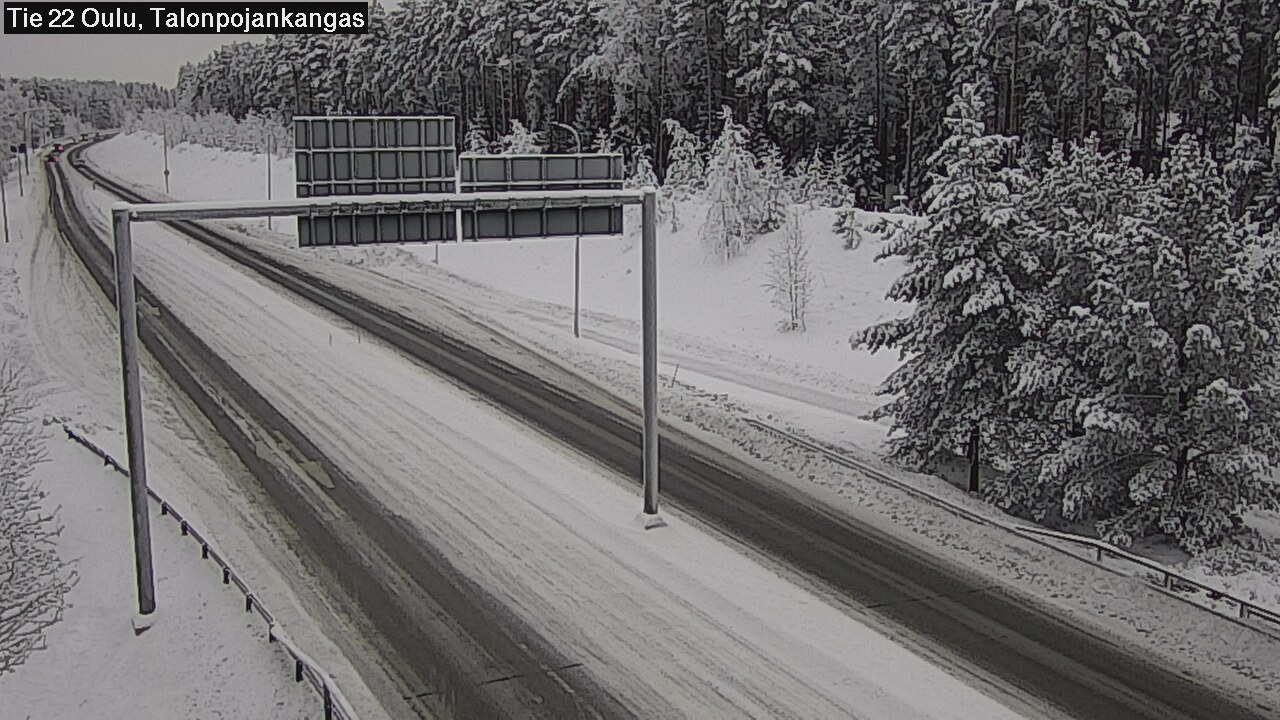 Weather Camera Image Väg 22 Oulu Heikkilänkangas, Oulu, Pohjois-Pohjanmaa
