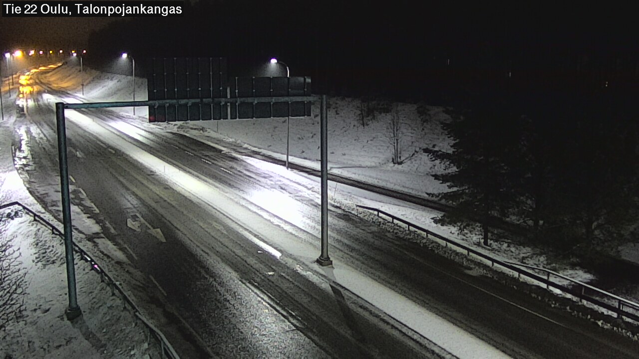 Weather Camera Image Väg 22 Oulu Heikkilänkangas, Oulu, Pohjois-Pohjanmaa