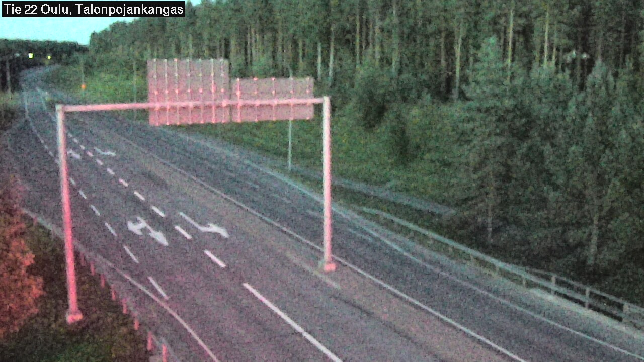 Weather Camera Image Road 22 Oulu Heikkilänkangas, Oulu, Pohjois-Pohjanmaa