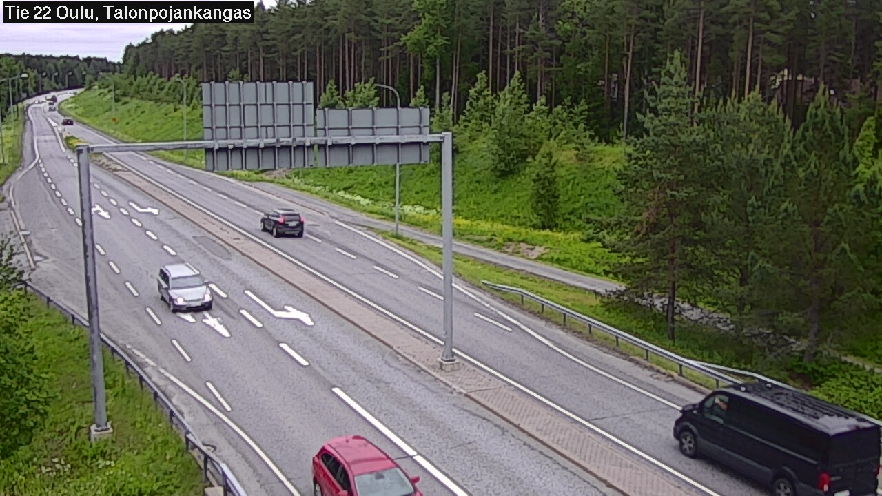 Weather Camera Image Road 22 Oulu Heikkilänkangas, Oulu, Pohjois-Pohjanmaa