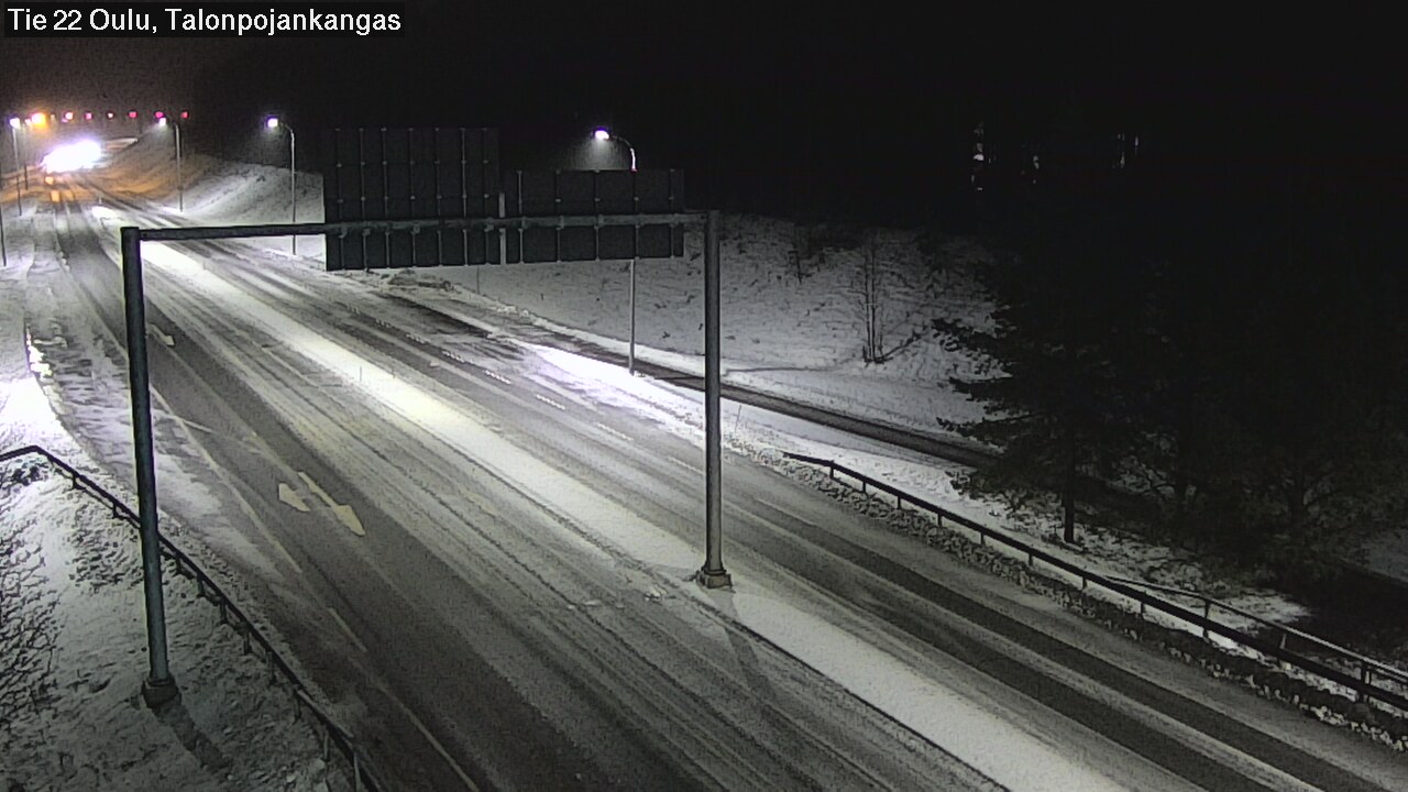 Weather Camera Image Road 22 Oulu Heikkilänkangas, Oulu, Pohjois-Pohjanmaa