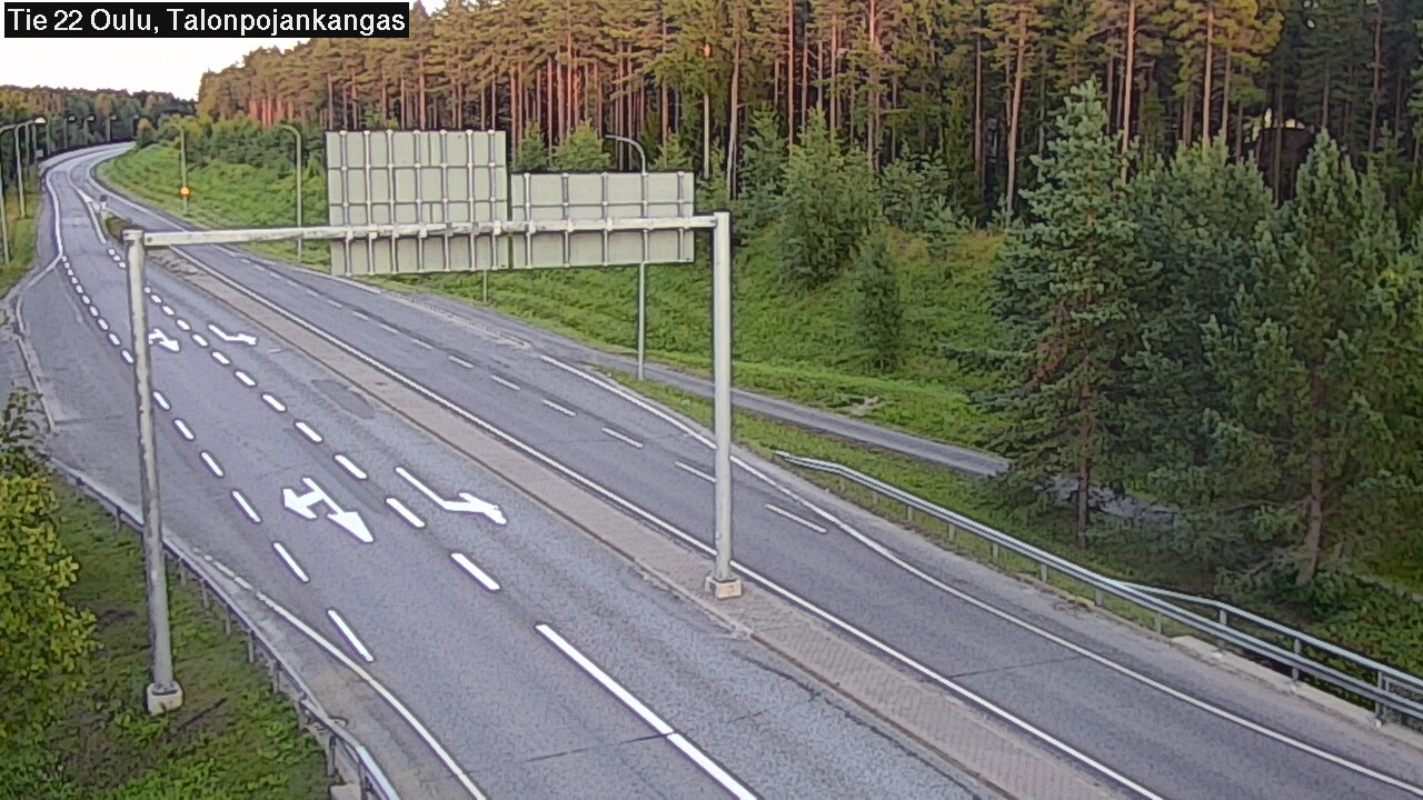 Weather Camera Image Road 22 Oulu Heikkilänkangas, Oulu, Pohjois-Pohjanmaa