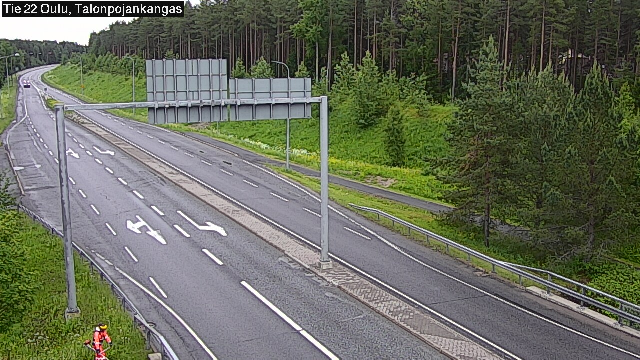 Weather Camera Image Väg 22 Oulu Heikkilänkangas, Oulu, Pohjois-Pohjanmaa