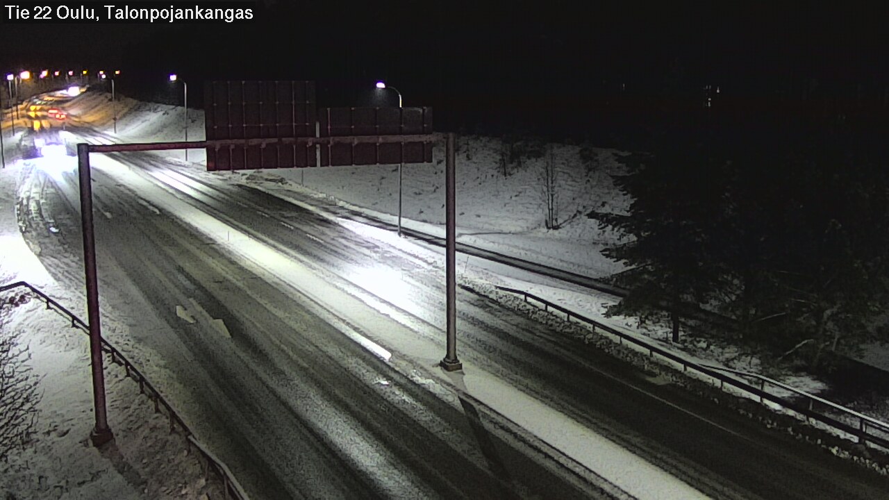 Weather Camera Image Väg 22 Oulu Heikkilänkangas, Oulu, Pohjois-Pohjanmaa