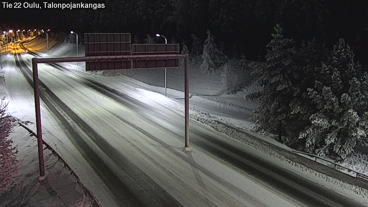 Weather Camera Image Road 22 Oulu Heikkilänkangas, Oulu, Pohjois-Pohjanmaa