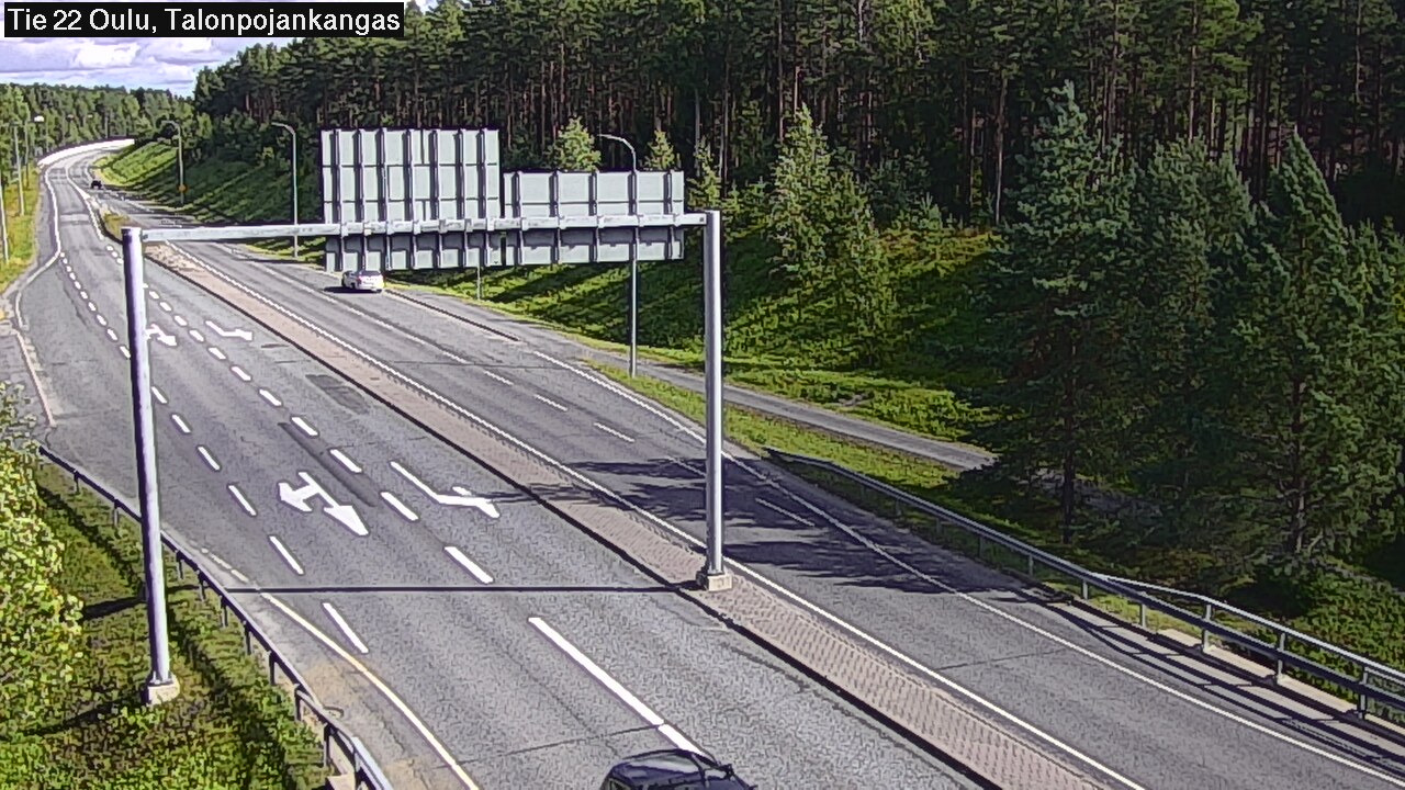 Weather Camera Image Road 22 Oulu Heikkilänkangas, Oulu, Pohjois-Pohjanmaa