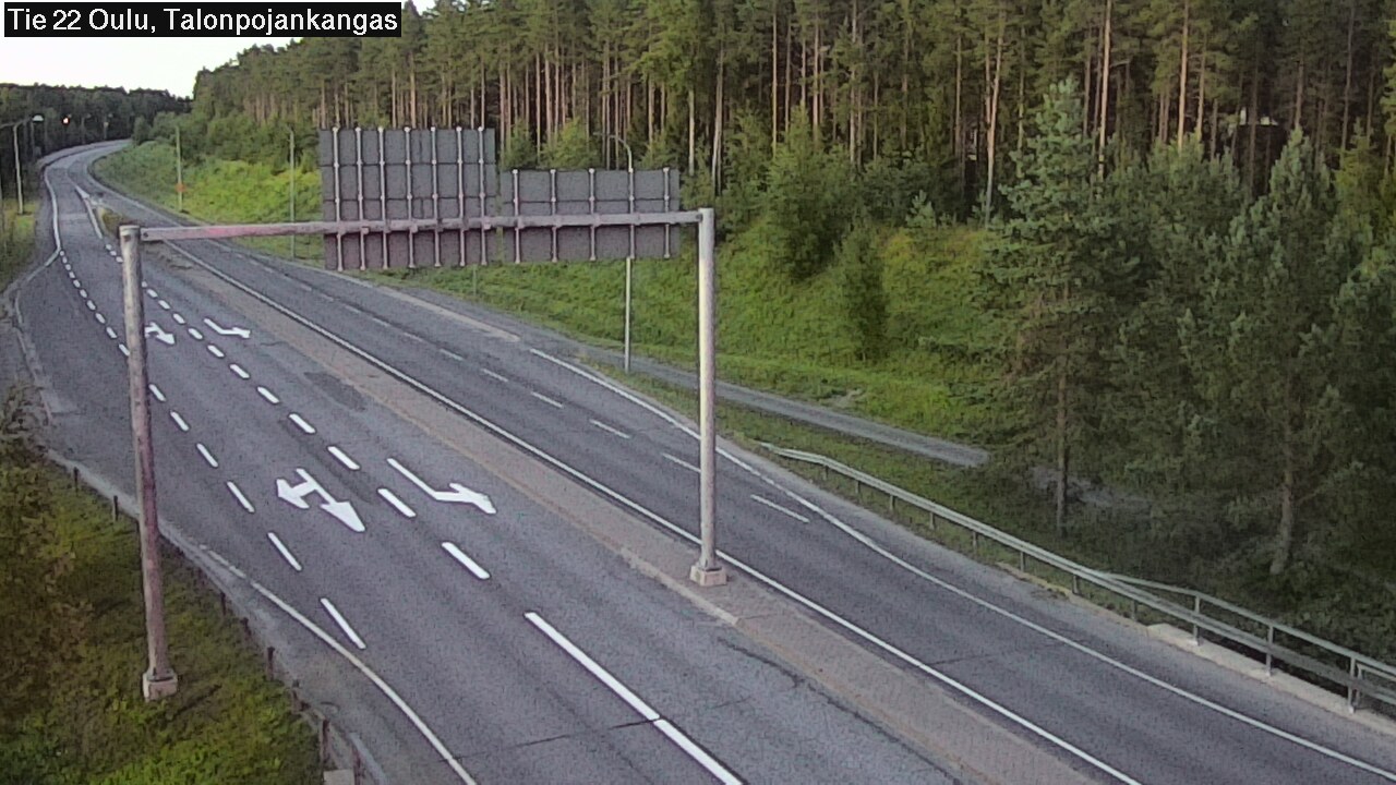 Weather Camera Image Road 22 Oulu Heikkilänkangas, Oulu, Pohjois-Pohjanmaa