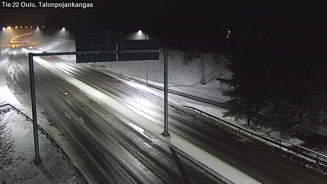 Weather Camera Image Väg 22 Oulu Heikkilänkangas, Oulu, Pohjois-Pohjanmaa