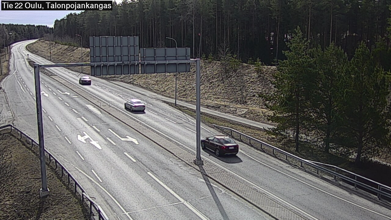 Weather Camera Image Road 22 Oulu Heikkilänkangas, Oulu, Pohjois-Pohjanmaa