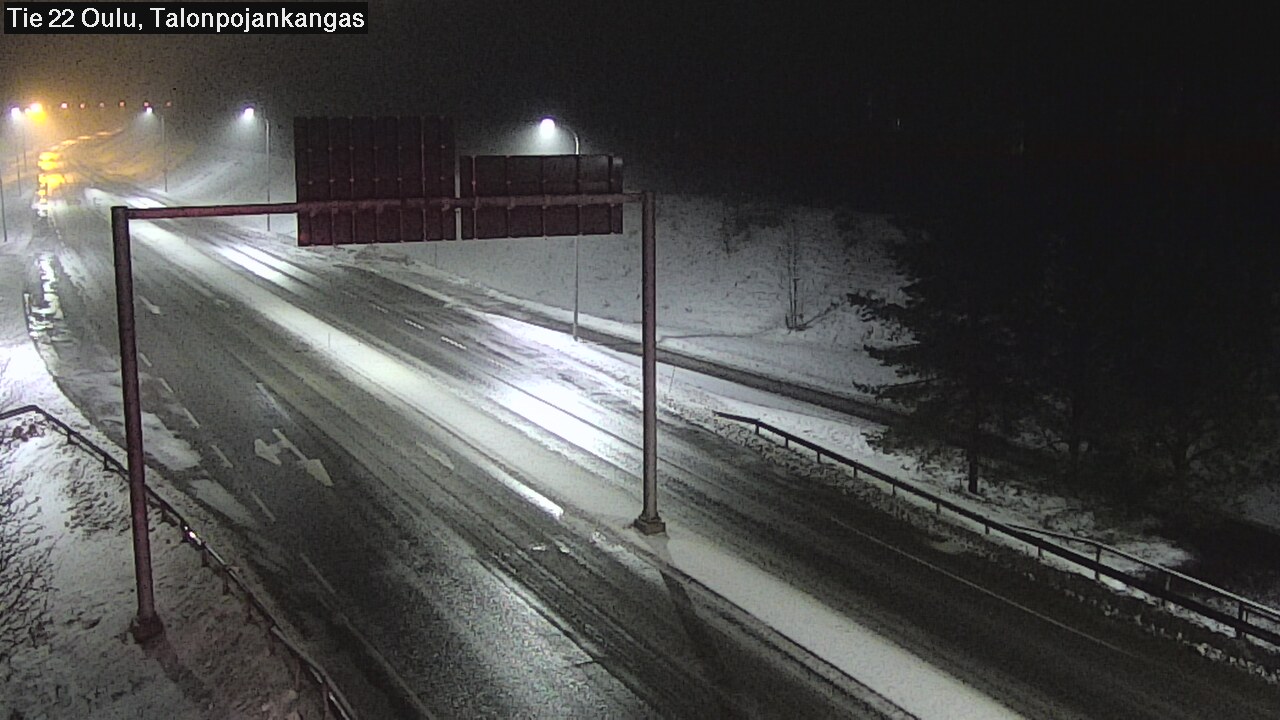 Weather Camera Image Väg 22 Oulu Heikkilänkangas, Oulu, Pohjois-Pohjanmaa