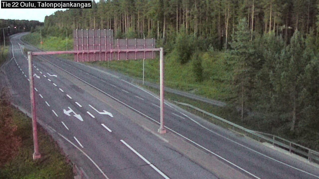Weather Camera Image Road 22 Oulu Heikkilänkangas, Oulu, Pohjois-Pohjanmaa