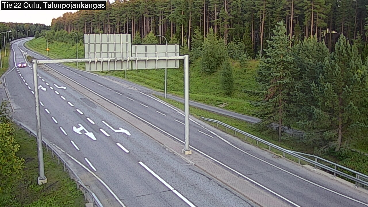 Weather Camera Image Road 22 Oulu Heikkilänkangas, Oulu, Pohjois-Pohjanmaa