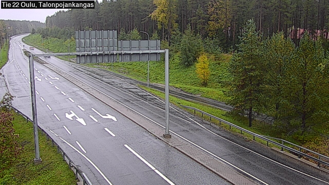 Weather Camera Image Väg 22 Oulu Heikkilänkangas, Oulu, Pohjois-Pohjanmaa