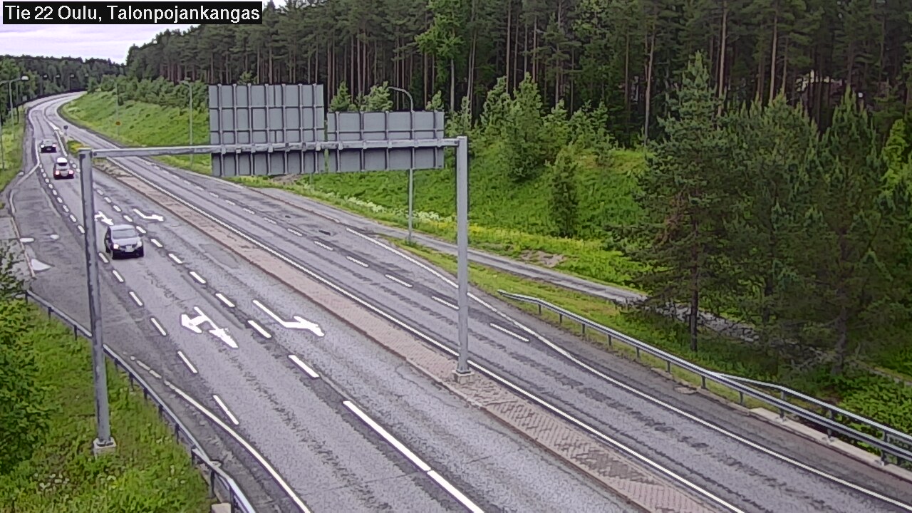 Weather Camera Image Väg 22 Oulu Heikkilänkangas, Oulu, Pohjois-Pohjanmaa