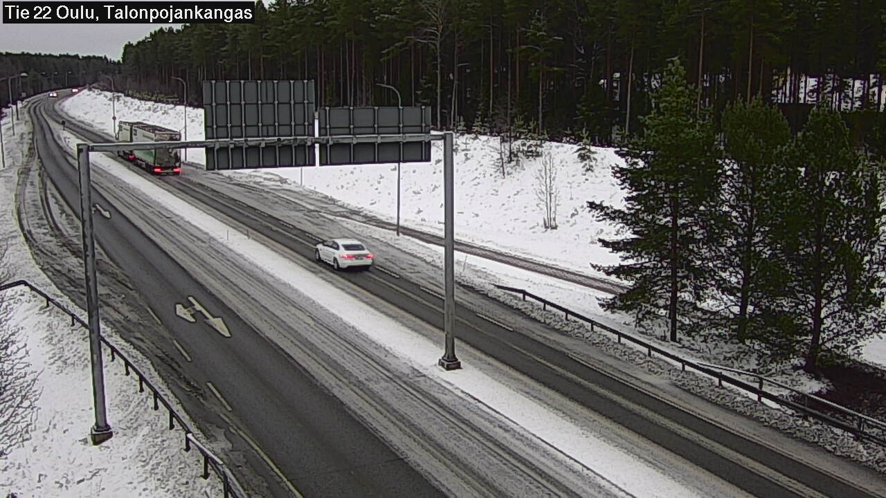 Weather Camera Image Väg 22 Oulu Heikkilänkangas, Oulu, Pohjois-Pohjanmaa