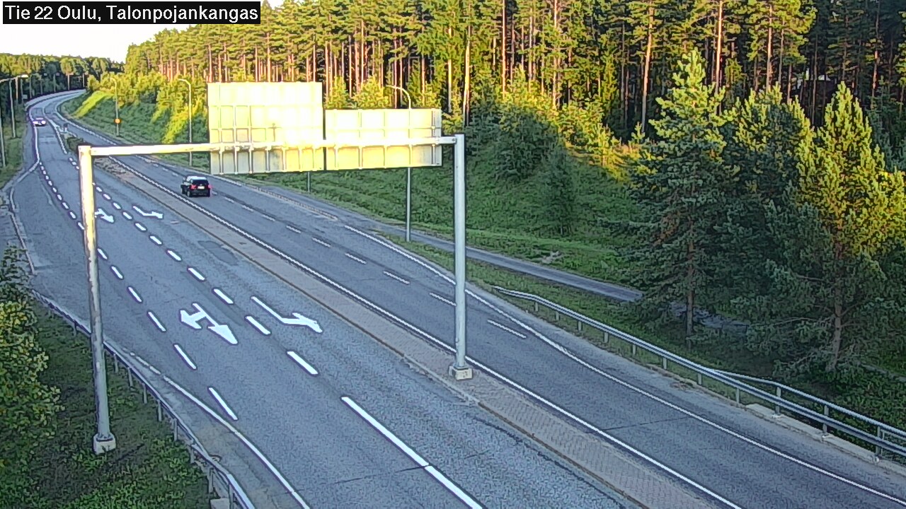 Weather Camera Image Road 22 Oulu Heikkilänkangas, Oulu, Pohjois-Pohjanmaa
