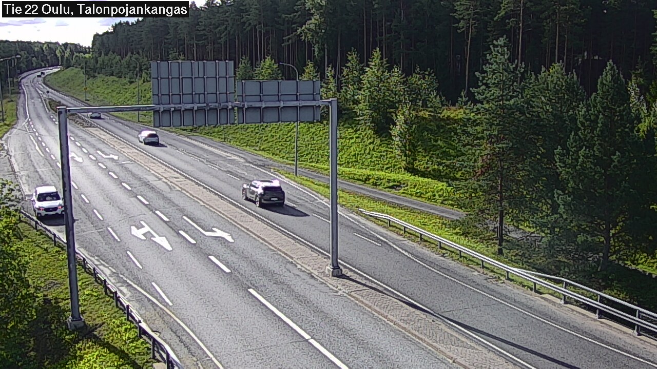Weather Camera Image Road 22 Oulu Heikkilänkangas, Oulu, Pohjois-Pohjanmaa