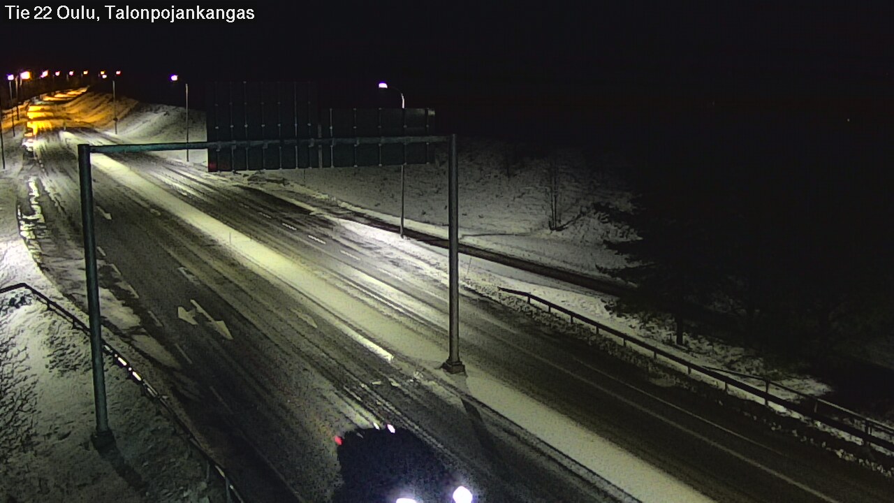 Weather Camera Image Väg 22 Oulu Heikkilänkangas, Oulu, Pohjois-Pohjanmaa