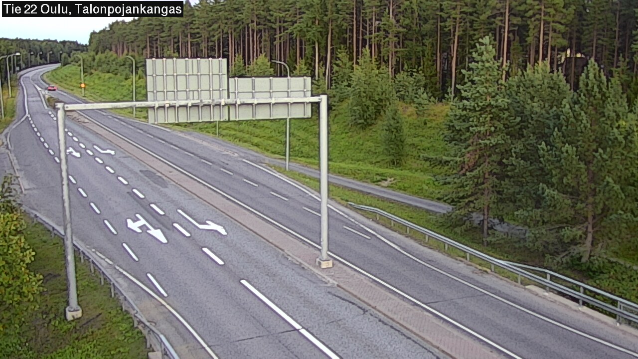Weather Camera Image Road 22 Oulu Heikkilänkangas, Oulu, Pohjois-Pohjanmaa