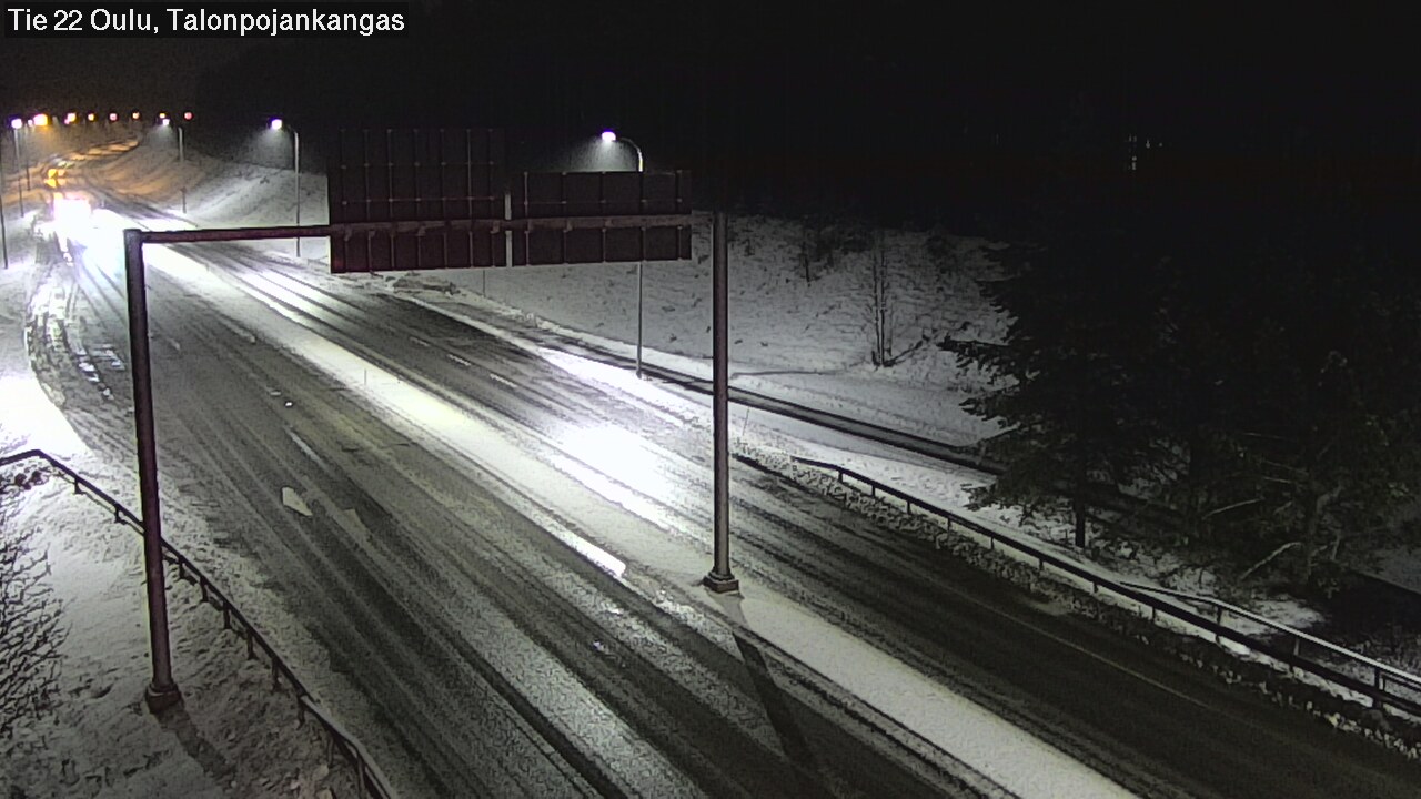 Weather Camera Image Väg 22 Oulu Heikkilänkangas, Oulu, Pohjois-Pohjanmaa