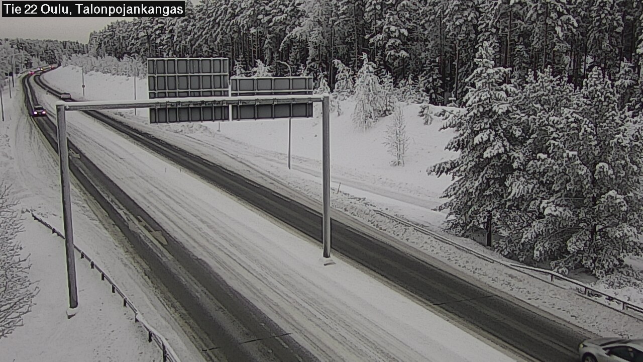 Weather Camera Image Väg 22 Oulu Heikkilänkangas, Oulu, Pohjois-Pohjanmaa