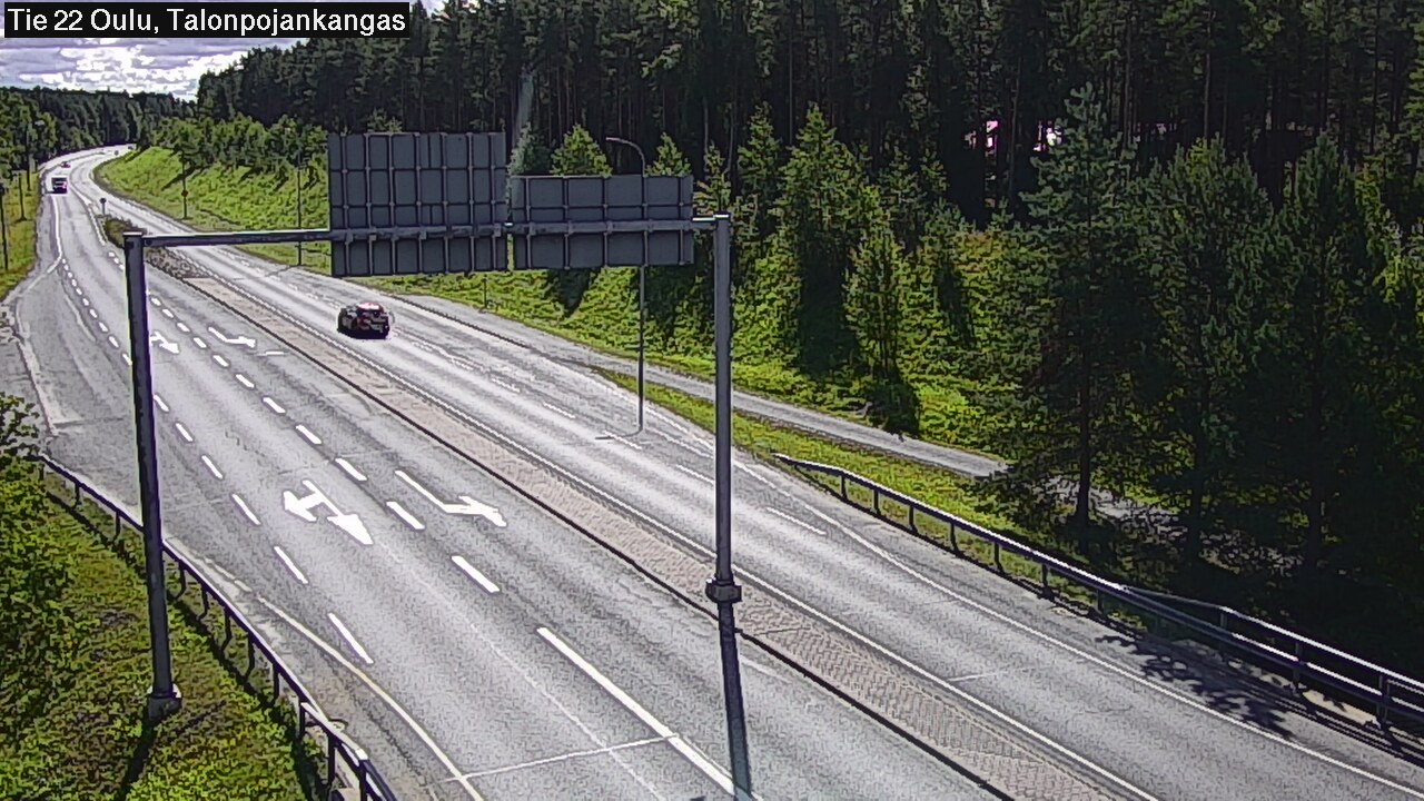 Weather Camera Image Road 22 Oulu Heikkilänkangas, Oulu, Pohjois-Pohjanmaa