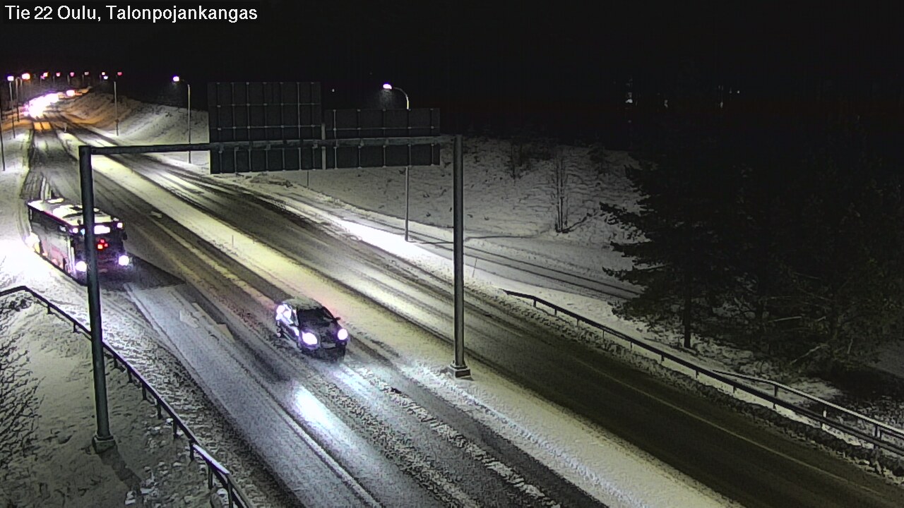 Weather Camera Image Väg 22 Oulu Heikkilänkangas, Oulu, Pohjois-Pohjanmaa