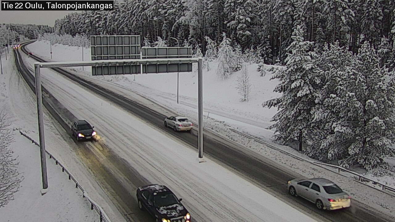 Weather Camera Image Väg 22 Oulu Heikkilänkangas, Oulu, Pohjois-Pohjanmaa