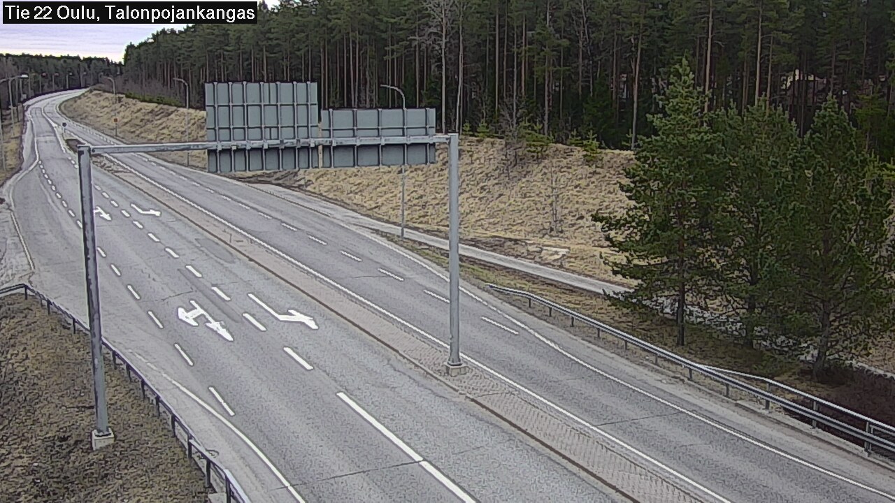Weather Camera Image Väg 22 Oulu Heikkilänkangas, Oulu, Pohjois-Pohjanmaa