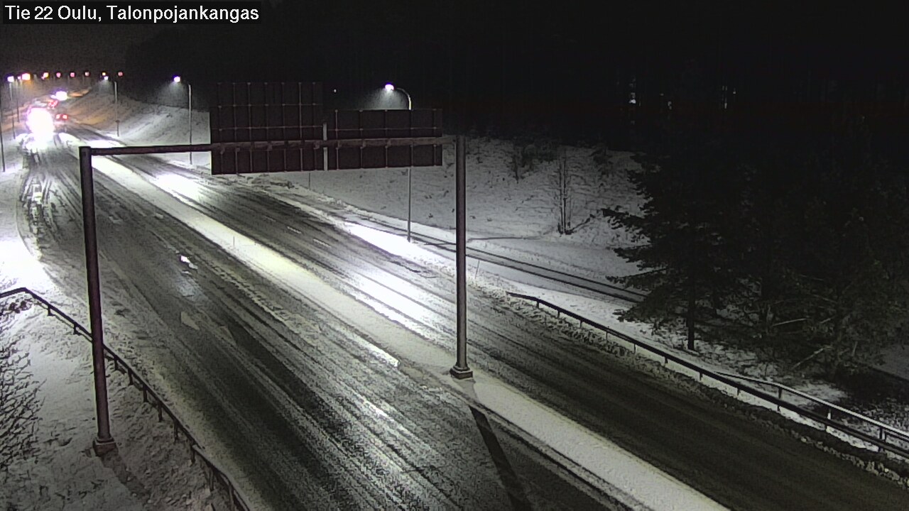 Weather Camera Image Väg 22 Oulu Heikkilänkangas, Oulu, Pohjois-Pohjanmaa