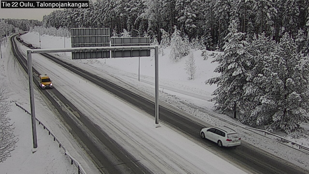 Weather Camera Image Väg 22 Oulu Heikkilänkangas, Oulu, Pohjois-Pohjanmaa